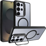 Idol 1991 ���� Samsung S25 Ultra 5G S938 6.9'' Magstand Clear Tpu Magsafe Camera Guard BLACK
