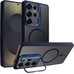 Idol 1991 ���� Samsung S25 Ultra 5G S938 6.9'' Magstand Clear Tpu Magsafe Camera Guard BLUE