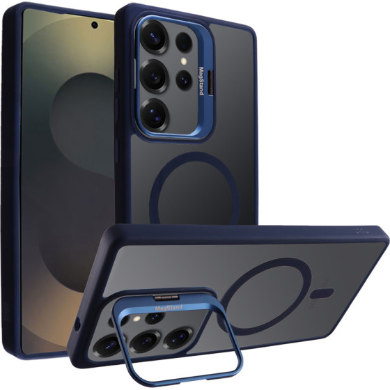 Idol 1991 ���� Samsung S25 Ultra 5G S938 6.9'' Magstand Clear Tpu Magsafe Camera Guard BLUE