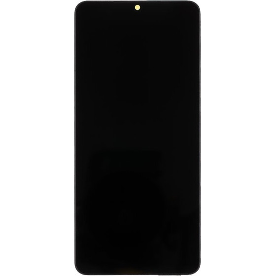 Samsung Lcd Display + Touch Unit + Front Cover A075 Galaxy A07 Black (Service Pack) - (GH81-28044A)