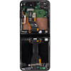 Samsung Lcd Display + Touch Unit + Front Cover F761 Galaxy Z Flip 7 Fe 5G Black (Service Pack) - (GH82-37734A)
