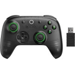 8BItdo Ultimate 2C Wireless Controller ��� Windows/Android (2.4Ghz/Bluetooth/Hall Effect ������/������ Rumble) Transparent Black - (05022)