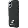 Karl Lagerfeld Case Karl & Choupette Head Pins Saffiano Magsafe For Iphone 17 Black - (KLHMP17S6PFKCLK)