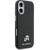 Karl Lagerfeld Case Karl & Choupette Head Pins Saffiano Magsafe For Iphone 17 Black - (KLHMP17S6PFKCLK)