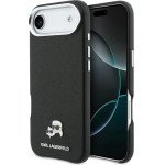 Karl Lagerfeld Case Karl & Choupette Head Pins Saffiano Magsafe For Iphone Air Black - (KLHMP17M6PFKCLK)