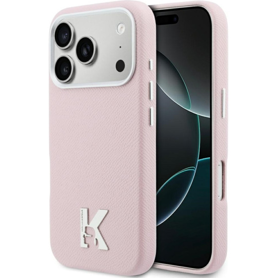 Karl Lagerfeld Case Karl Head Logo Magsafe For Iphone 17 Pro Max Pink - (KLHMP17X5PGFKHGP)