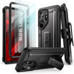 Supcase Unicorn Beetle Pro & Tempered Glass 2-Pack Galaxy S26 Ultra BLACK