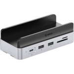 Orico Minidock 10-in-1 Docking Station With Ssd Hard Drive Bay - Silver -VS10-SV-Ep - (ORICO-VS10-SV-EP)