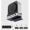 Orico Minidock 10-in-1 Docking Station With Ssd Hard Drive Bay - Silver -VS10-SV-Ep - (ORICO-VS10-SV-EP)
