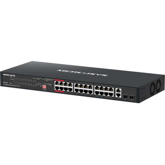 Mercusys 28-Port Gigabit Rackmount Switch With 24-Port PoE+ - - (MS128GP)
