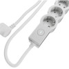 Legrand Surgearrest 3 Outlets 1.5m Cable White/Grey - (694418)