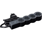 Legrand Surgearrest 4 Outlets 1.5m Cable Black - (694421)