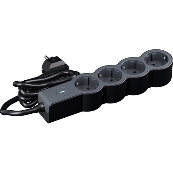 Legrand Surgearrest 4 Outlets 1.5m Cable Black - (694421)