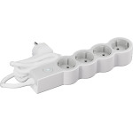 Legrand Surgearrest 4 Outlets 1.5m Cable White/Grey - (694420)