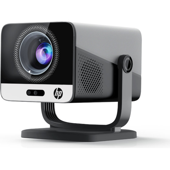 HP ��������� Short-Throw 0.8:1 50?-100?, Full Hd 1080p, 200 Iso lm, Wi-Fi, Netflix Certified & Chatgpt Ready - (MC475)