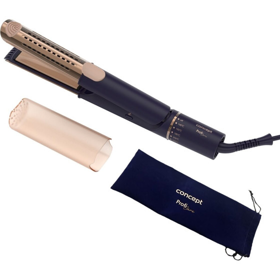CONCEPT Profi Care Hair Straightener blue, Gold - (VZ8100)