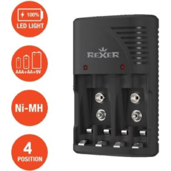 Rexer RXBAC01 Ni-mh/ni-Cd ��������� ��������� ��� AA/AAA/9v