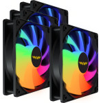 Armaggeddon Durable Silent Fan Argb Kit 6000 Pro (4 PACK) Black - (KIT6000B)