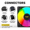 Armaggeddon Durable Silent Fan Argb Kit 6000 Pro (4 PACK) Black - (KIT6000B)