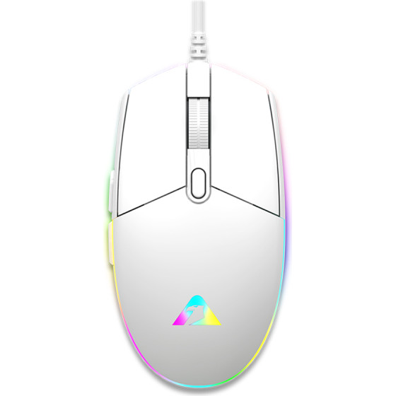 Armaggeddon Gaming Mouse 12800CPi Raven Iii Sigma Stealth White - (RAVEN-III-SIGMA-W)