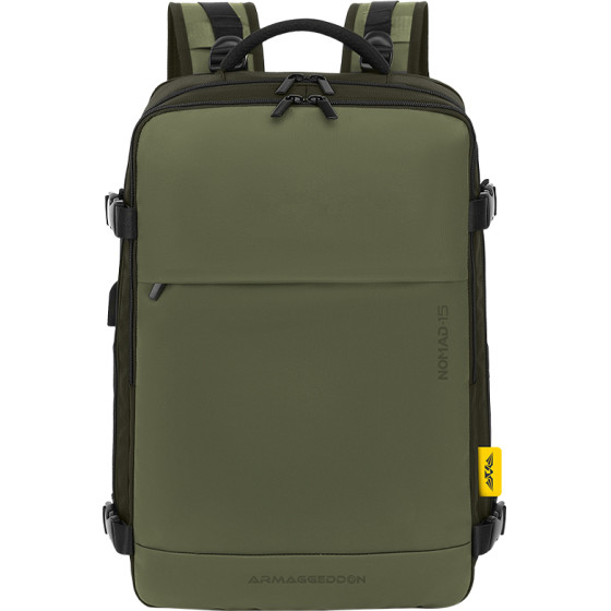 Armaggeddon Travel Splashproof Bakcpack 15.6' Nomad Moss - (NOMAD15M)
