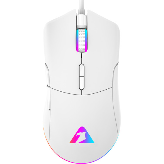 Armaggeddon Usb Wired Macroable Gaming Mouse Falcon V Stealth 12000CPi White - (FALCON-V-STEALTH-W)