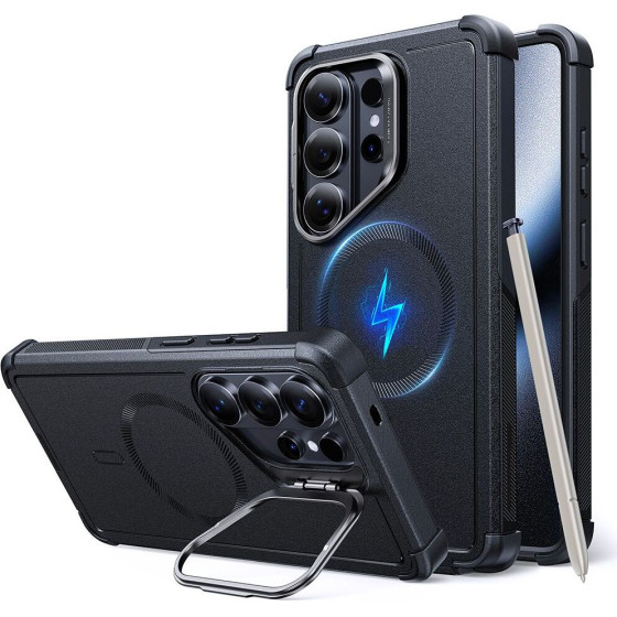 ESR Cyber Tough Kickstand Magsafe Galaxy S26 Ultra BLACK
