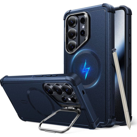 ESR Cyber Tough Kickstand Magsafe Galaxy S26 Ultra BLUE