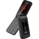 AIWA Slim Bt Clamshell 4G FLIP-Style Dual Sim Phone Black - (FP-30-4G-BLK)