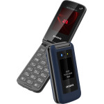 AIWA Slim Bt Clamshell 4G FLIP-Style Dual Sim Phone Blue - (FP-30-4G-BLU)