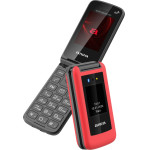 AIWA Slim Bt Clamshell 4G FLIP-Style Dual Sim Phone Red - (FP-30-4G/RD)