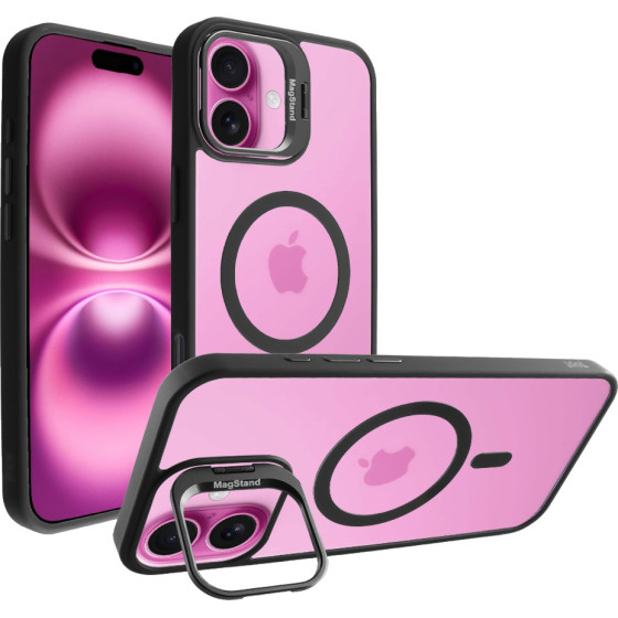 Idol 1991 ���� Iphone 16 Plus 6.7'' Magstand Clear Tpu Magsafe Camera Guard BLACK