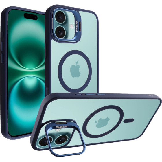 Idol 1991 ���� Iphone 16 Plus 6.7'' Magstand Clear Tpu Magsafe Camera Guard BLUE
