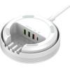 Ldnio ������� �������� AW003, USB-C/3x USB/wireless, 32W, PD/QC, ������