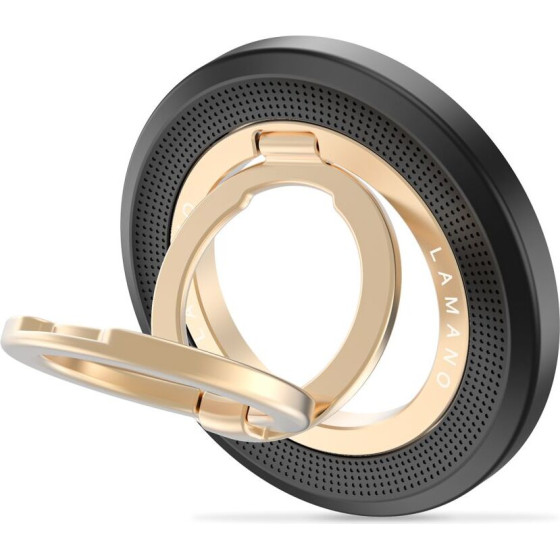 Tech-Protect MMR700 Lamano Magnetic Magsafe Phone Ring BLACK/GOLD