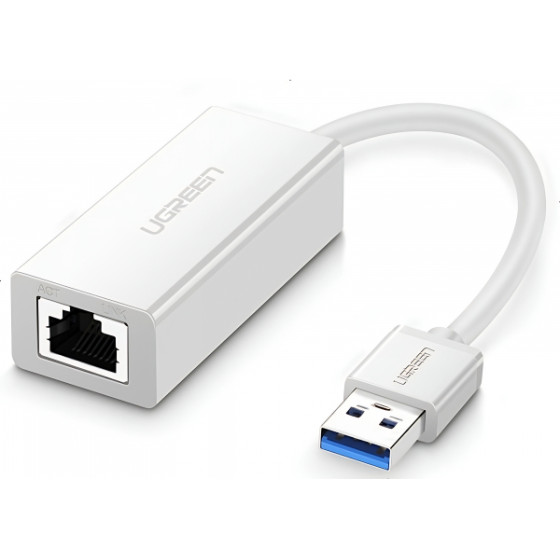 Ugreen Ethernet Adapter CR111, RJ45, Usb 3.0, White