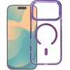 Case Frame Clear Hybrid Mag Cover Compatible With Magsafe For Iphone 17 Air Purple OEM