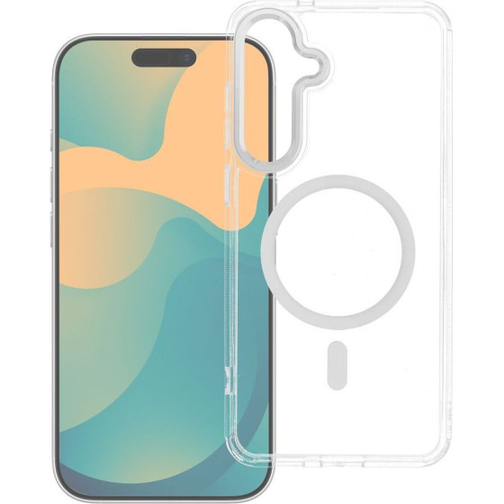 Case Frame Clear Hybrid Mag Cover Compatible With Magsafe For Redmi A5 Transparent OEM