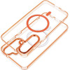 Case Frame Clear Hybrid Mag Cover Compatible With Magsafe For Samsung A36 Hermes Orange OEM