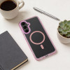 Case Frame Clear Hybrid Mag Cover Compatible With Magsafe For Samsung S26 Edge Powder Pink OEM