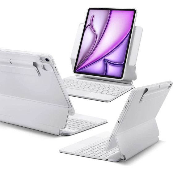 ESR - Rebound Magnetic Keyboard - iPad 10 (2022) 10.9 / 11 (2025) - White