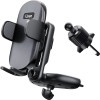 Lisen - Car Holder - For Air Vent, Cd Slot, 2in1, Universal, Multi-Angle Adjustment, Secure Fit - Black - (YL0222040016)