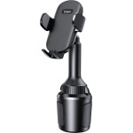 Lisen - Car Holder - For Cup Holder, Universal, Multi-Angle Adjustment, Secure Fit, Anti-Shake - Black - (YL0220100001)