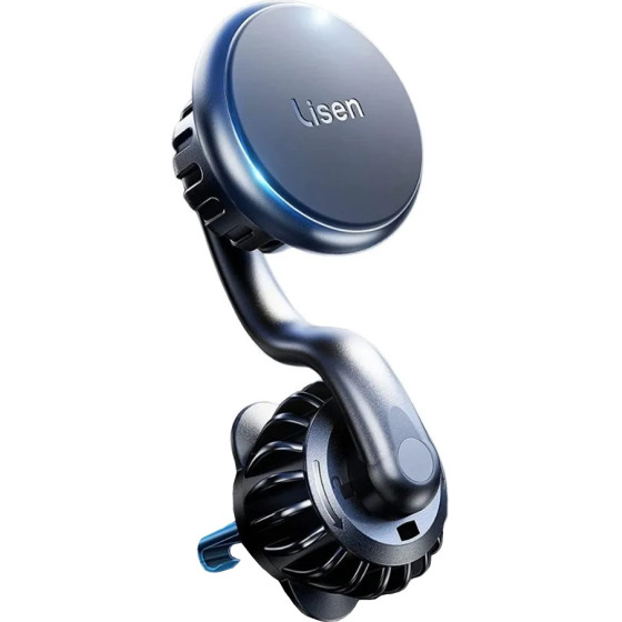 Lisen - Car Holder - MagSafe, For Air Vent, Universal, Multi-Angle Adjustment, Secure Fit, N52 Magnets - Black - (YL0222060002)