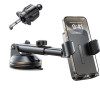Lisen - Car Holder 2E781 (YL0424040008) - For Dashboard, Air Vent, Windshield, Universal, Adjustable, Telescopic Arm - Black - (2E781;YL0424040008)