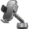 Lisen - Car Holder A680 (YL0225010007) - For Dashboard, Desk, Electric Suction Cup, 360� Rotation, Clamp Arm, 130mAh - Black - (A680;YL0225010007)