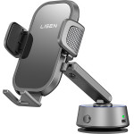 Lisen - Car Holder A680 (YL0225010007) - For Dashboard, Desk, Electric Suction Cup, 360� Rotation, Clamp Arm, 130mAh - Black - (A680;YL0225010007)