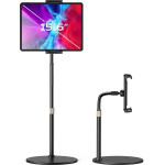 Lisen - Desk Holder - For iPad, Phone, Consol, Ajustable, Stable, Aluminium Alloy, 4.7'' - 13'' - Black - (YL0420050002)