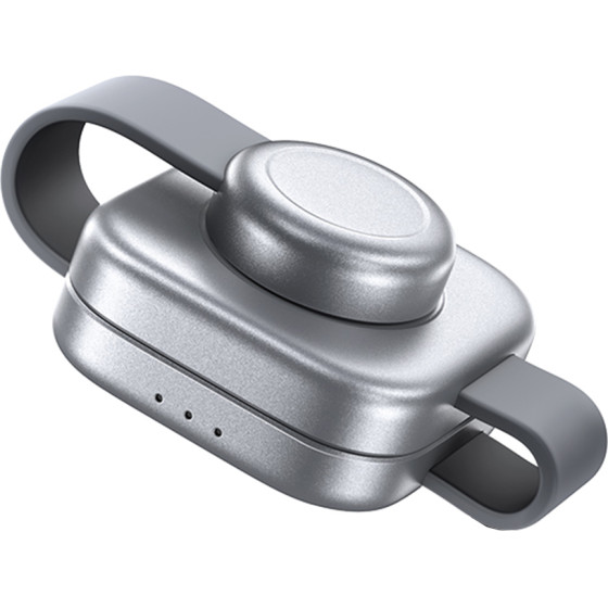 Lisen - Wireless Charging Station 3-in-1 - With Wall Charger, Cable, For Phone, Erabuds, Watch, 15W - Gray - (YL0424040001)