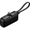 Mcdodo - Power Bank Freekit Series (MC-7760) - With Built-In Cable & Connector USB-C, 5000mAh, 22.5W - Black